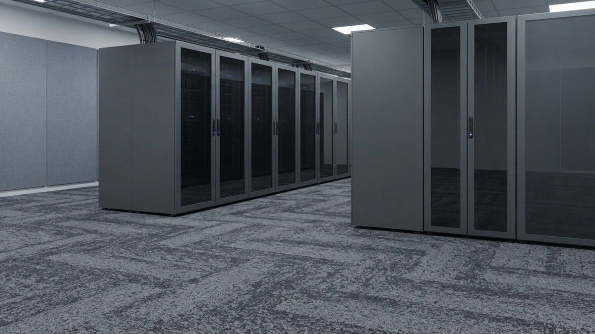 Anti-static carpet tiles for a server room in Singapore