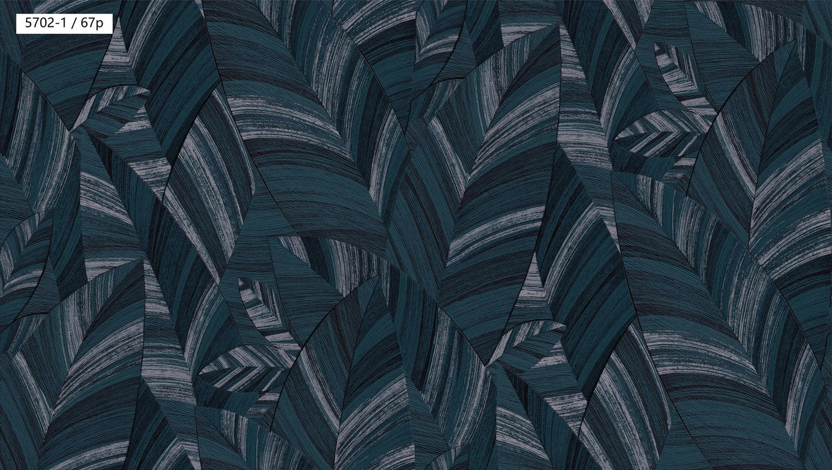 Abstract Leaf Pattern Wallpaper 5702
