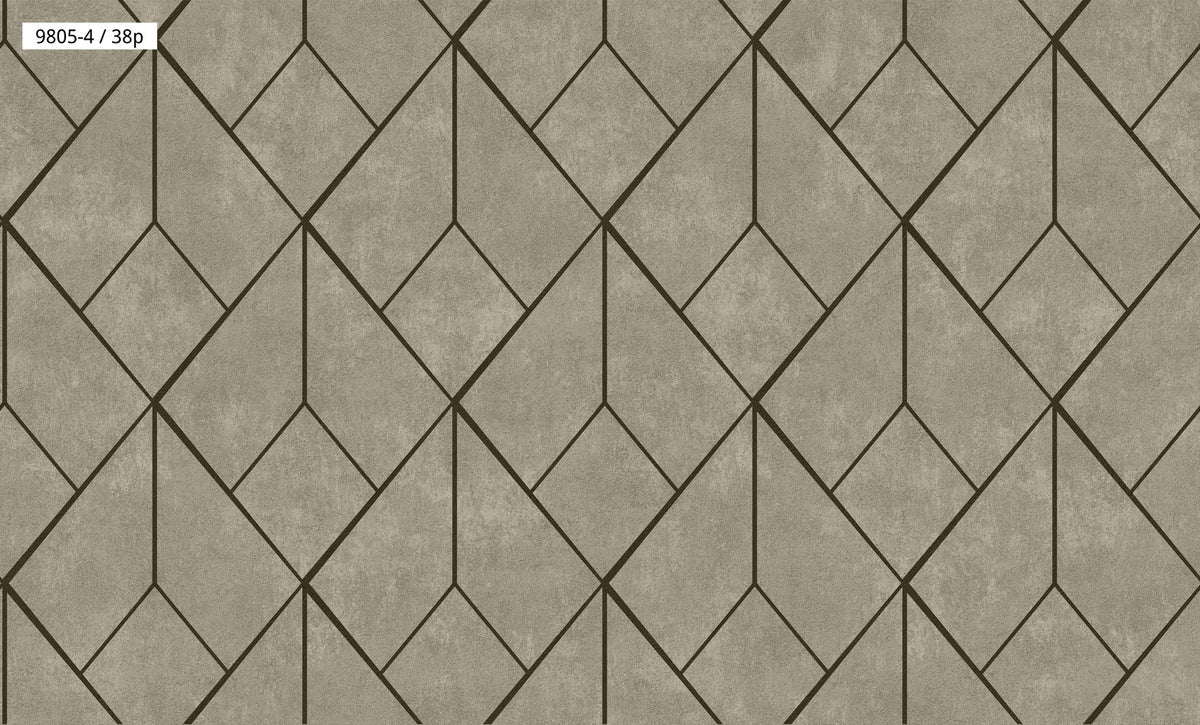 Geometric Diamond Pattern Wallpaper 9805
