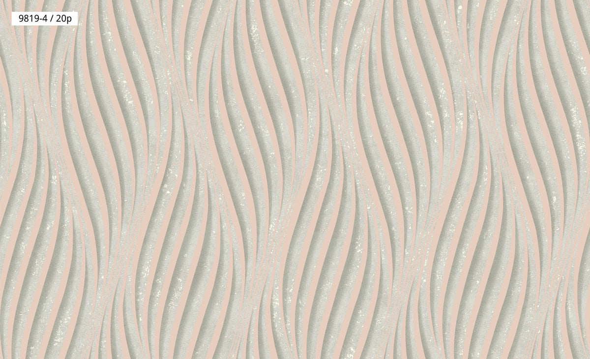 Vertical Wave Texture Wallpaper 9819