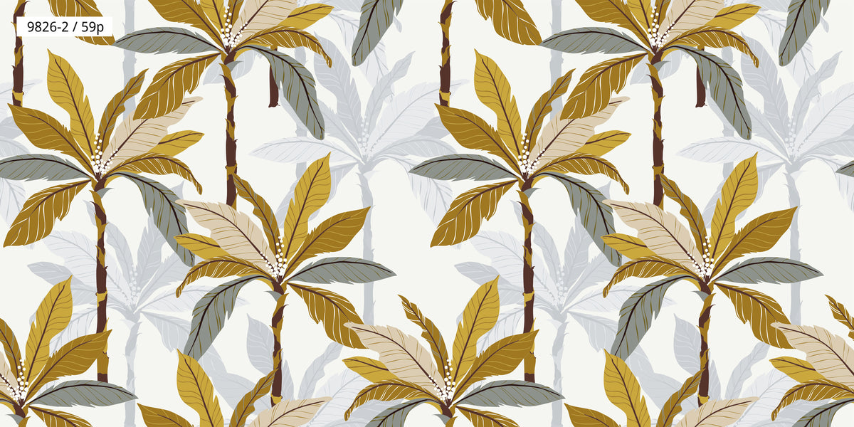 Tropical Banana Leaf Wallpaper 9826