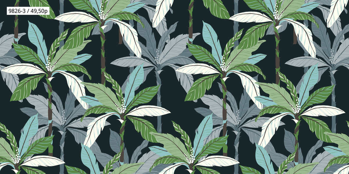 Tropical Banana Leaf Wallpaper 9826