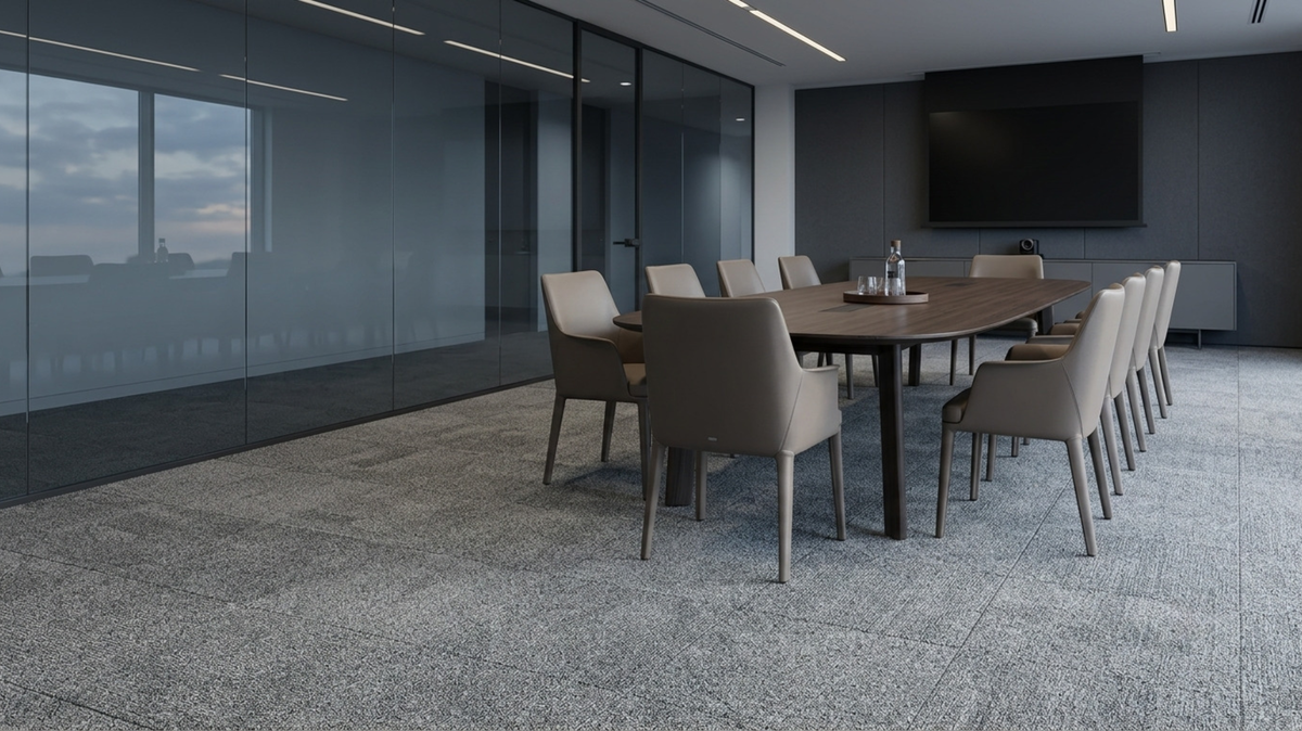Carpet acoustic performance in a Singapore meeting room