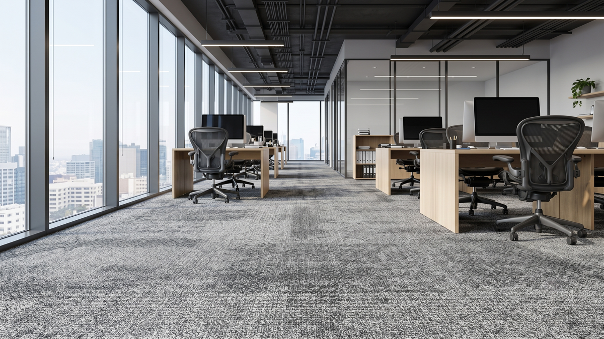 Professional deep cleaning of commercial carpet in Singapore