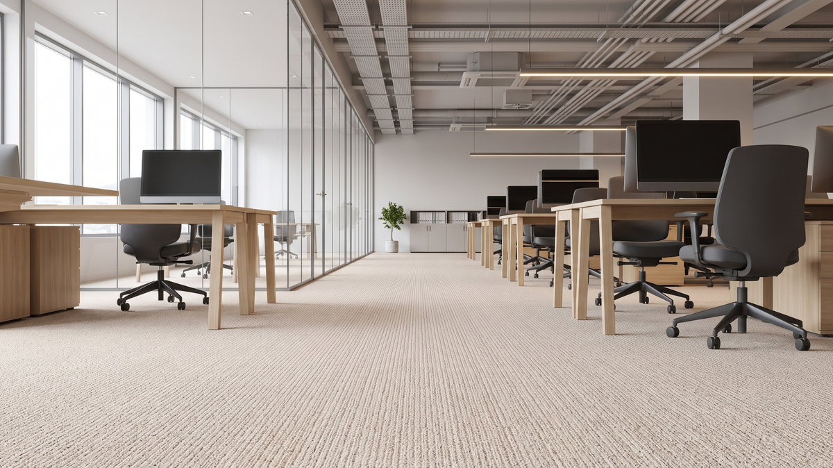 Commercial carpet tile for a cost-conscious Singapore office