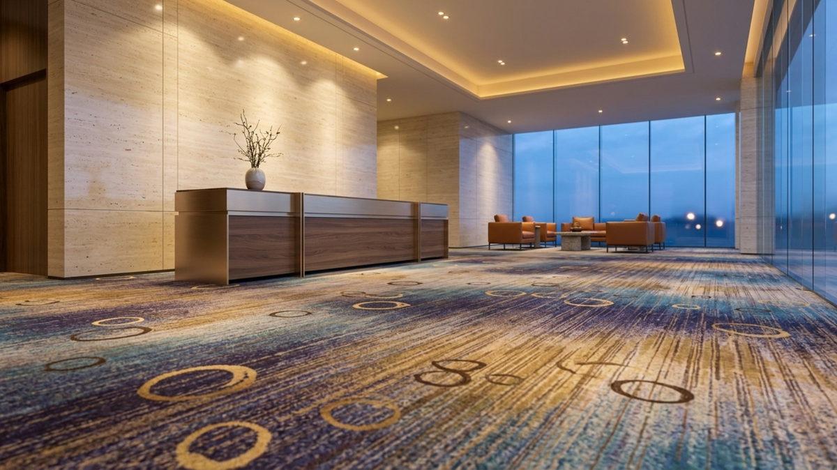 Printed vs woven custom patterned carpet planning in Singapore