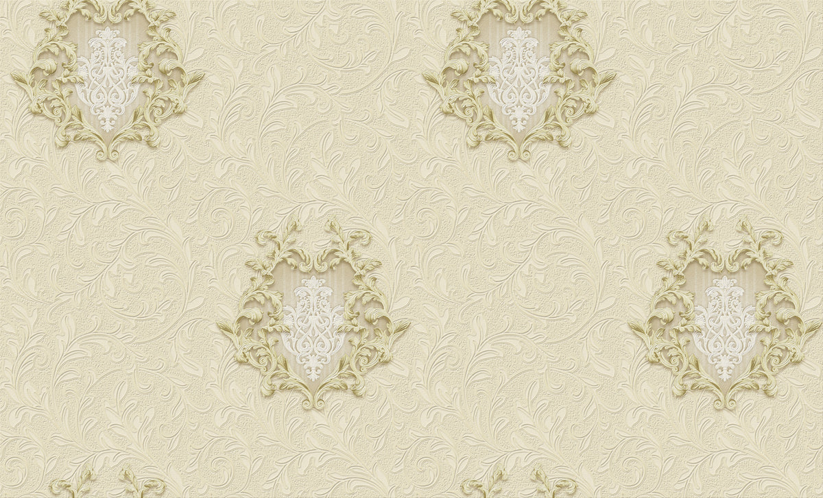 Ornamental Medallion Wallpaper 2300