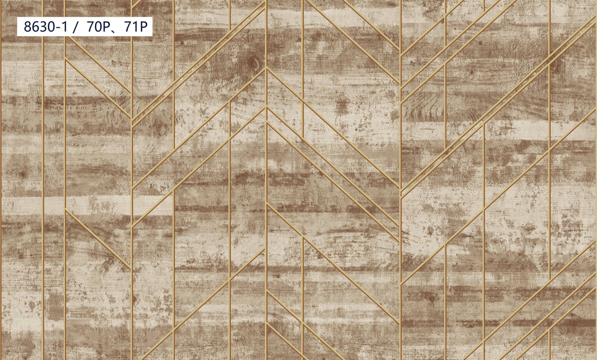 Distressed Chevron Pattern Wallpaper 8630