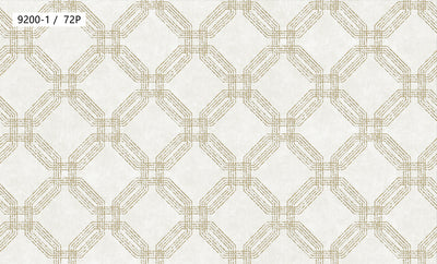 Woven Trellis Pattern Wallpaper 9200