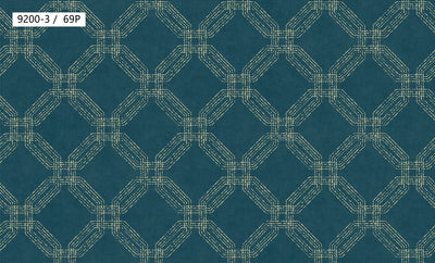 Woven Trellis Pattern Wallpaper 9200