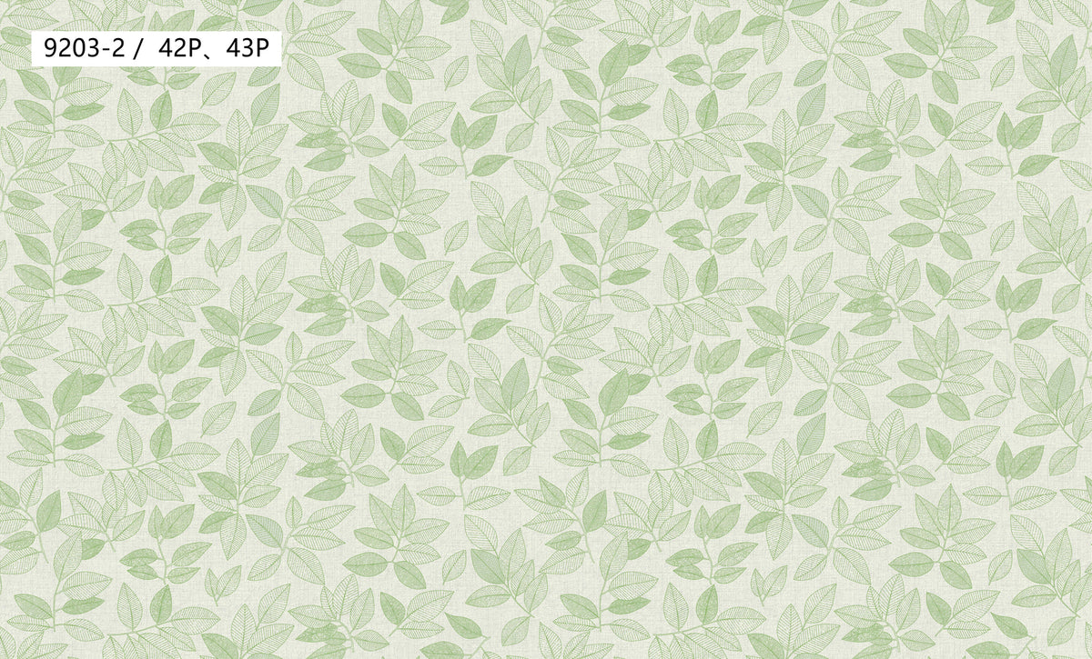 Small Leaf Pattern Wallpaper 9203