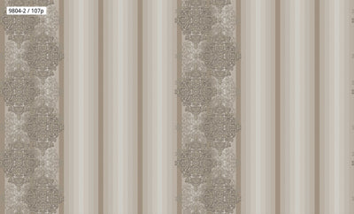 Striped Damask Wallpaper 9804