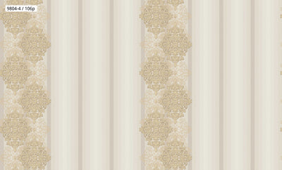 Striped Damask Wallpaper 9804