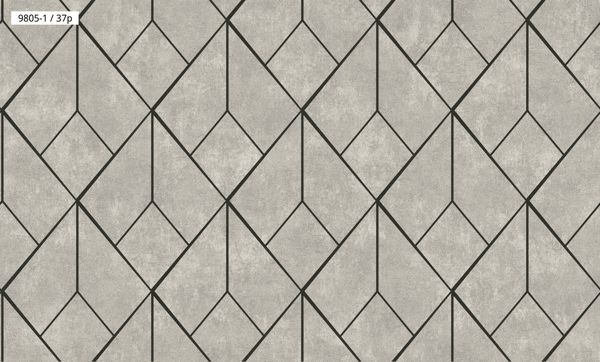Geometric Diamond Pattern Wallpaper 9805
