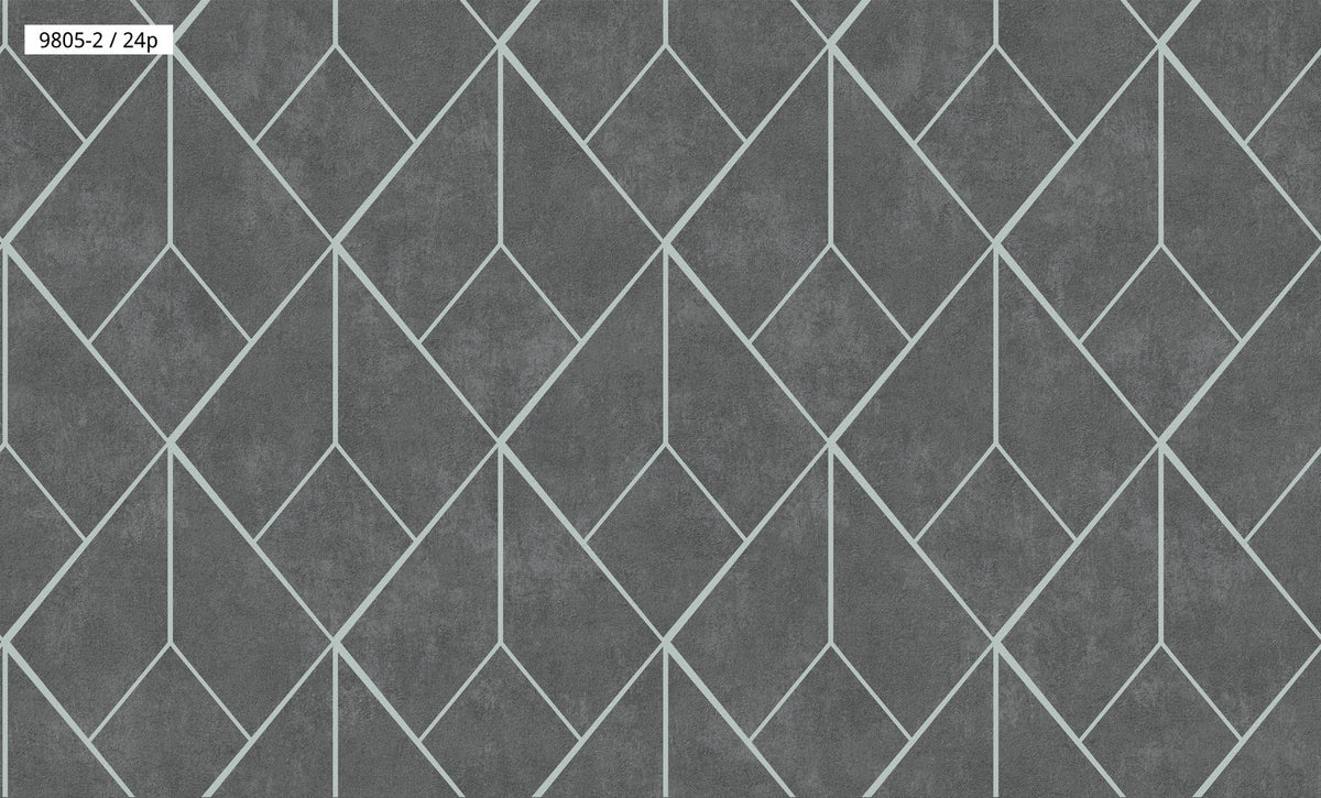 Geometric Diamond Pattern Wallpaper 9805