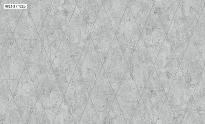 Distressed Diamond Pattern Wallpaper 9821