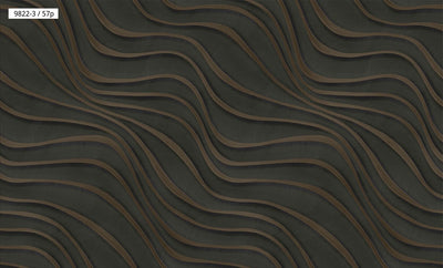 Flowing Wave Pattern Wallpaper 9822