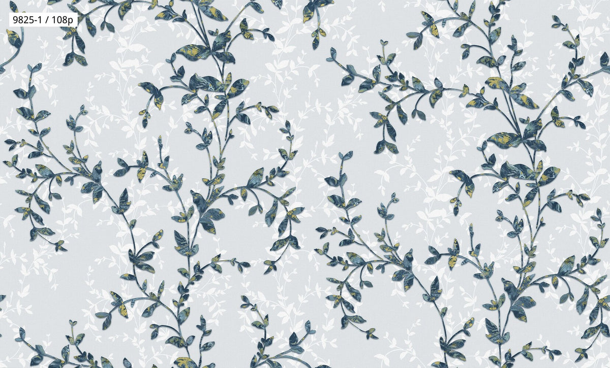 Delicate Floral Branch Wallpaper 9825