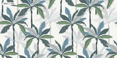 Tropical Banana Leaf Wallpaper 9826