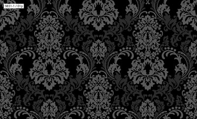 Classic Floral Damask Wallpaper 9831
