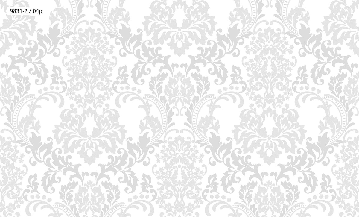 Classic Floral Damask Wallpaper 9831