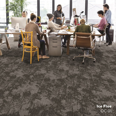 Over The Ocean carpet design OC-01 in a commercial dining setting
